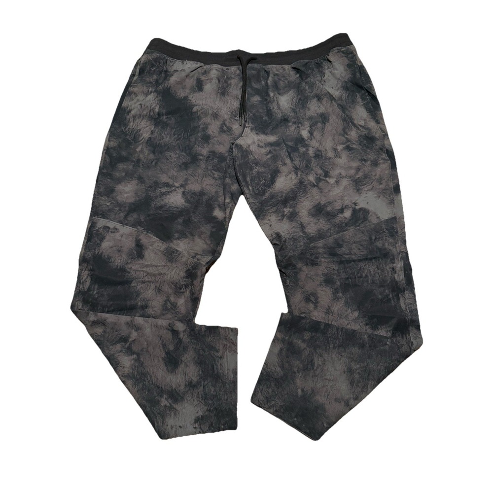 NWT $90 Under Armour Men's UA Elite Print Tapered Pant 3XL Fitted Black Cloud